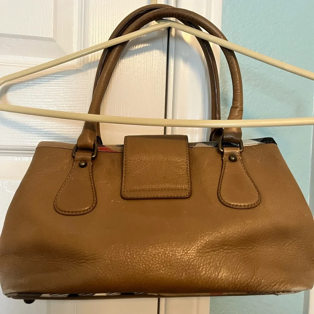 Burberry Tan Leather Satchel - Picture 3 of 9
